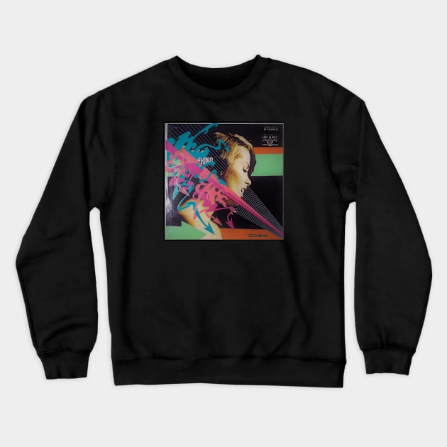 Sleepy Lagoon, Acrylic on Album Cover Crewneck Sweatshirt by Octo30